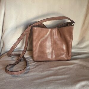 a new day Textured Brown Crossbody Bag
